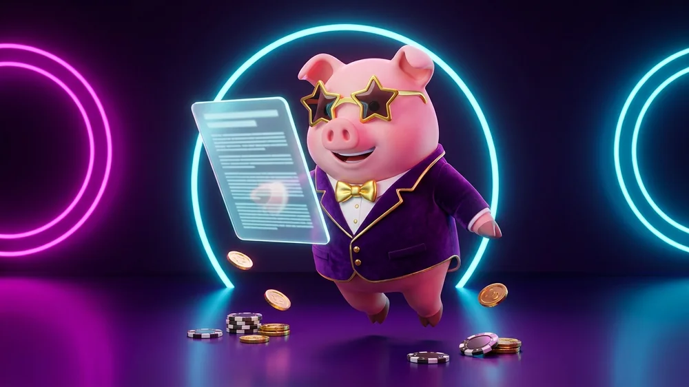 Persona revisando un presupuesto de juego responsable en una laptop